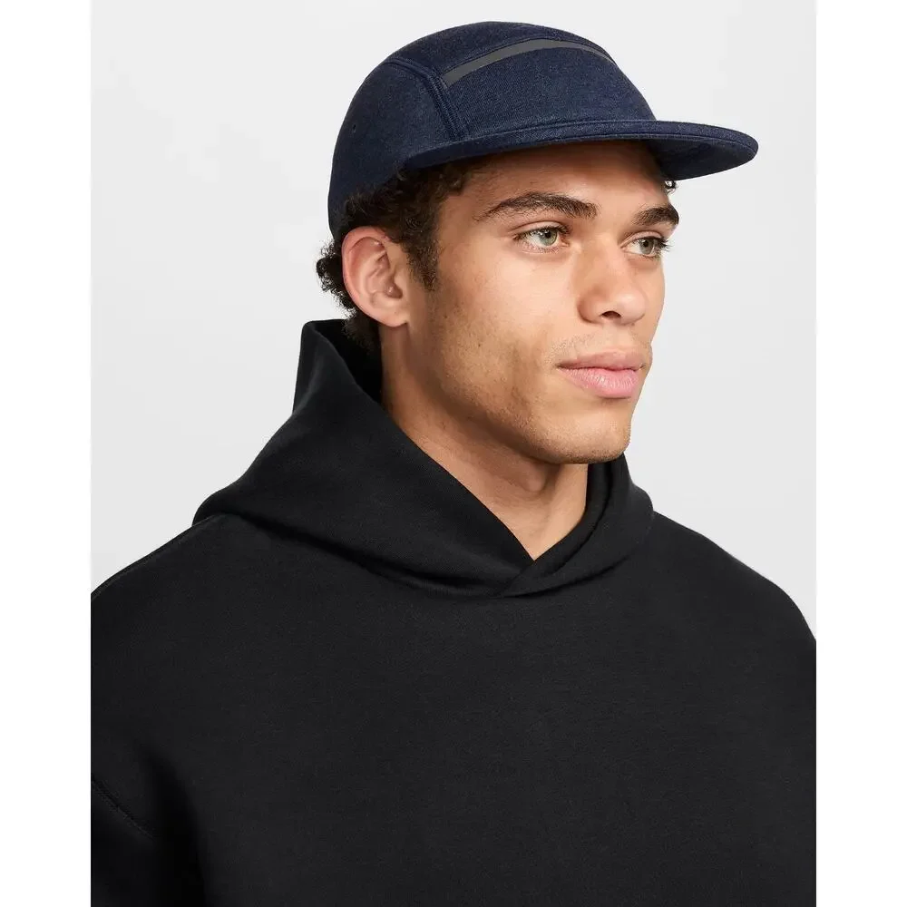 Nike Fly Unstructured Tech Fleece Cap Hat Size M/L Navy Blue HJ3504 451 BNWT